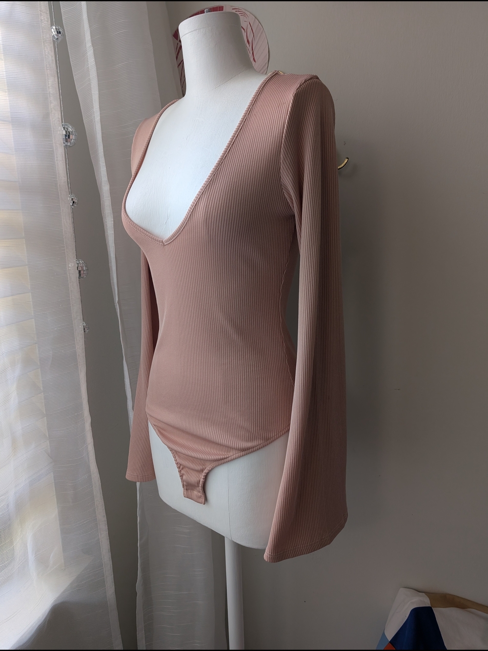 Free people Intimately Flare Sleeve Bodysuit